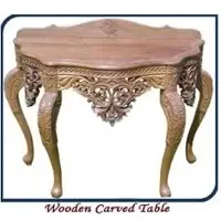 Wooden carved table